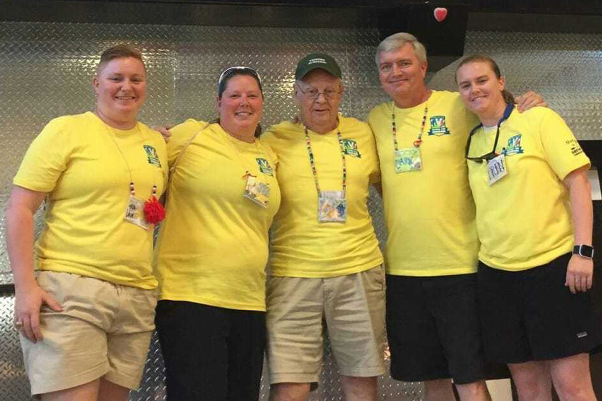 Mark and his family have been volunteering at Camp since 2006.