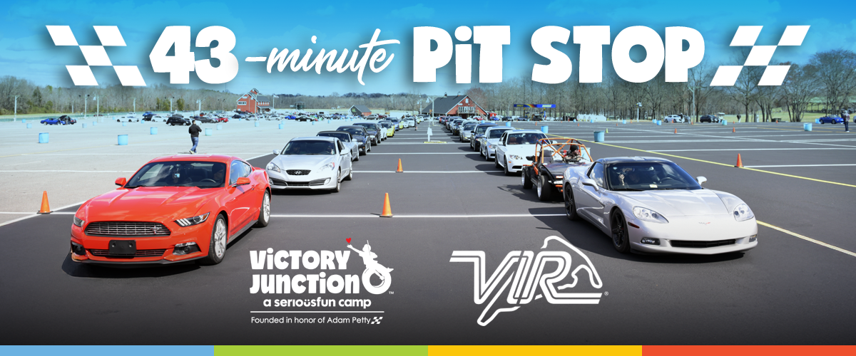43-Minute Pit Stop Banner Image