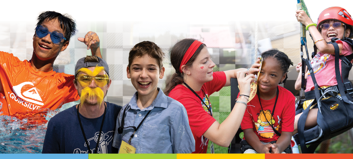 Victory Junction campers and staff having fun