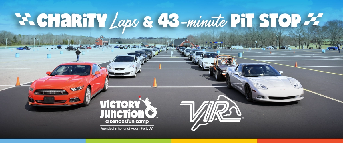 Charity Laps & 43-Minute Pit Stop